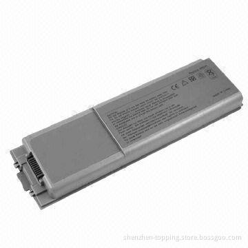 Replacement laptop battery for Dell D800, voltage of 11.1V, 5200mAh capacity